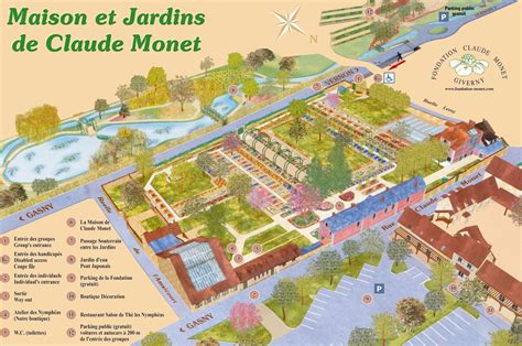 monet's garden map